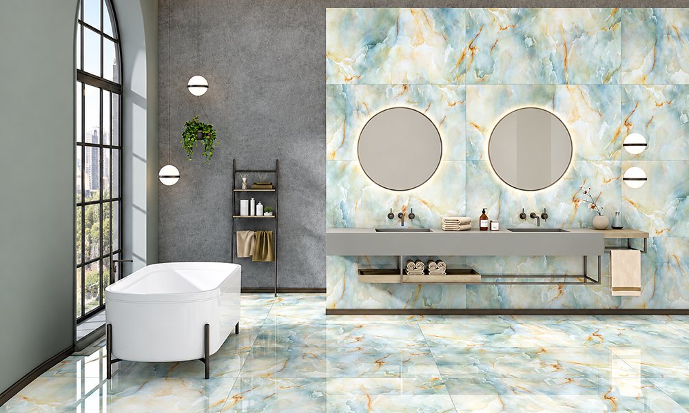 600x1200 mm porcelain tiles by Brixen Ceramica