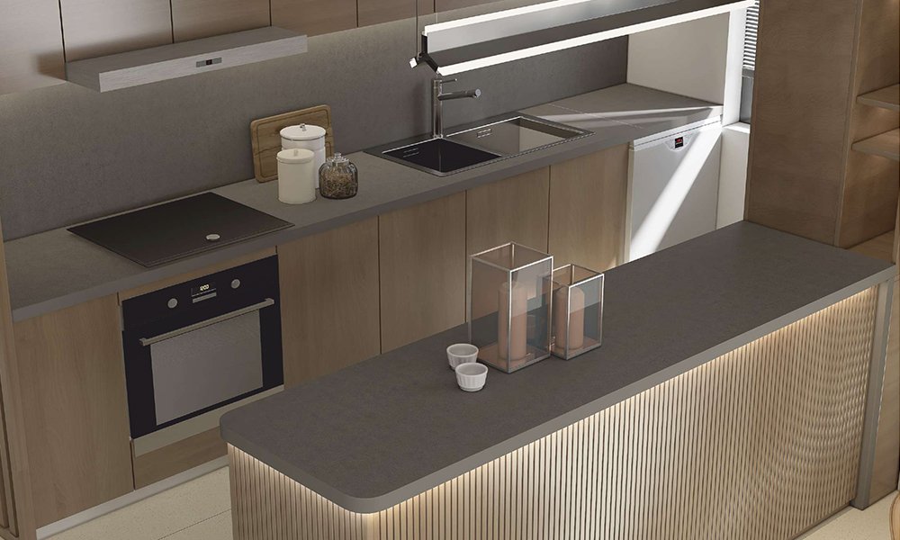 800x2400 mm porcelain slabs by Brixen Ceramica