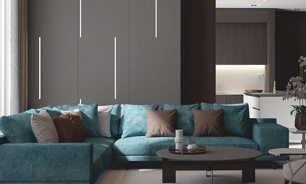 800x3000 mm porcelain slabs by Brixen Ceramica