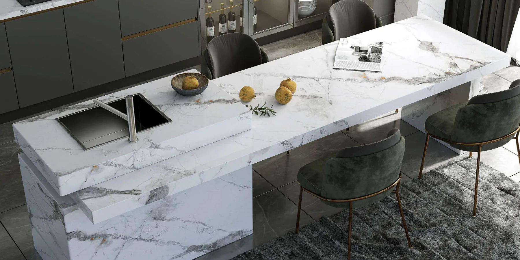 1600x3200 mm tiles by Brixen Ceramica