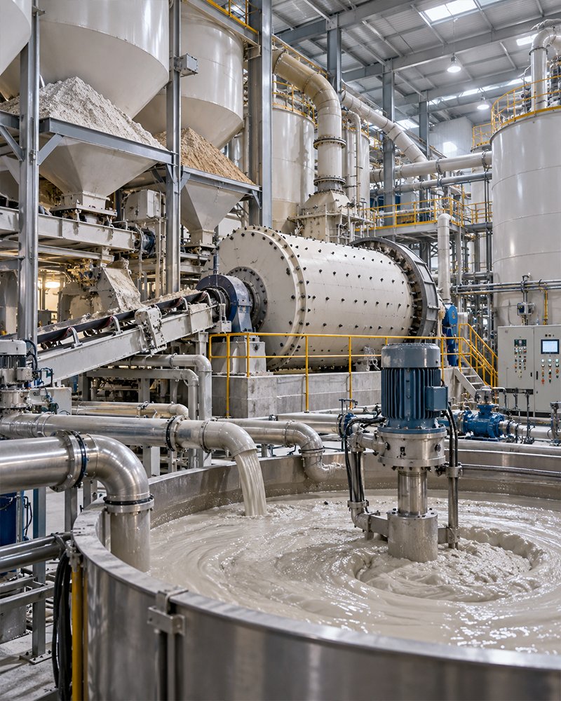 Body preparation at the Brixen plant in Morbi